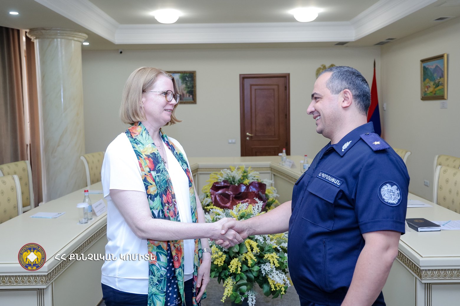 Քննչական կոմիտեի նախագահ Արթուր Պողոսյանն ընդունել է ՀՀ-ում Գերմանիայի դեսպանին